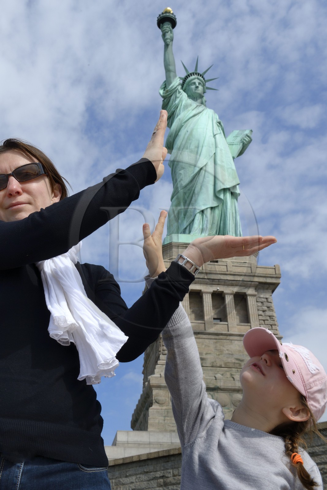 Etats-Unis, New York, Liberty Island, statue de la Liberté, classée Patrinoine Mondial de l'UNESCO