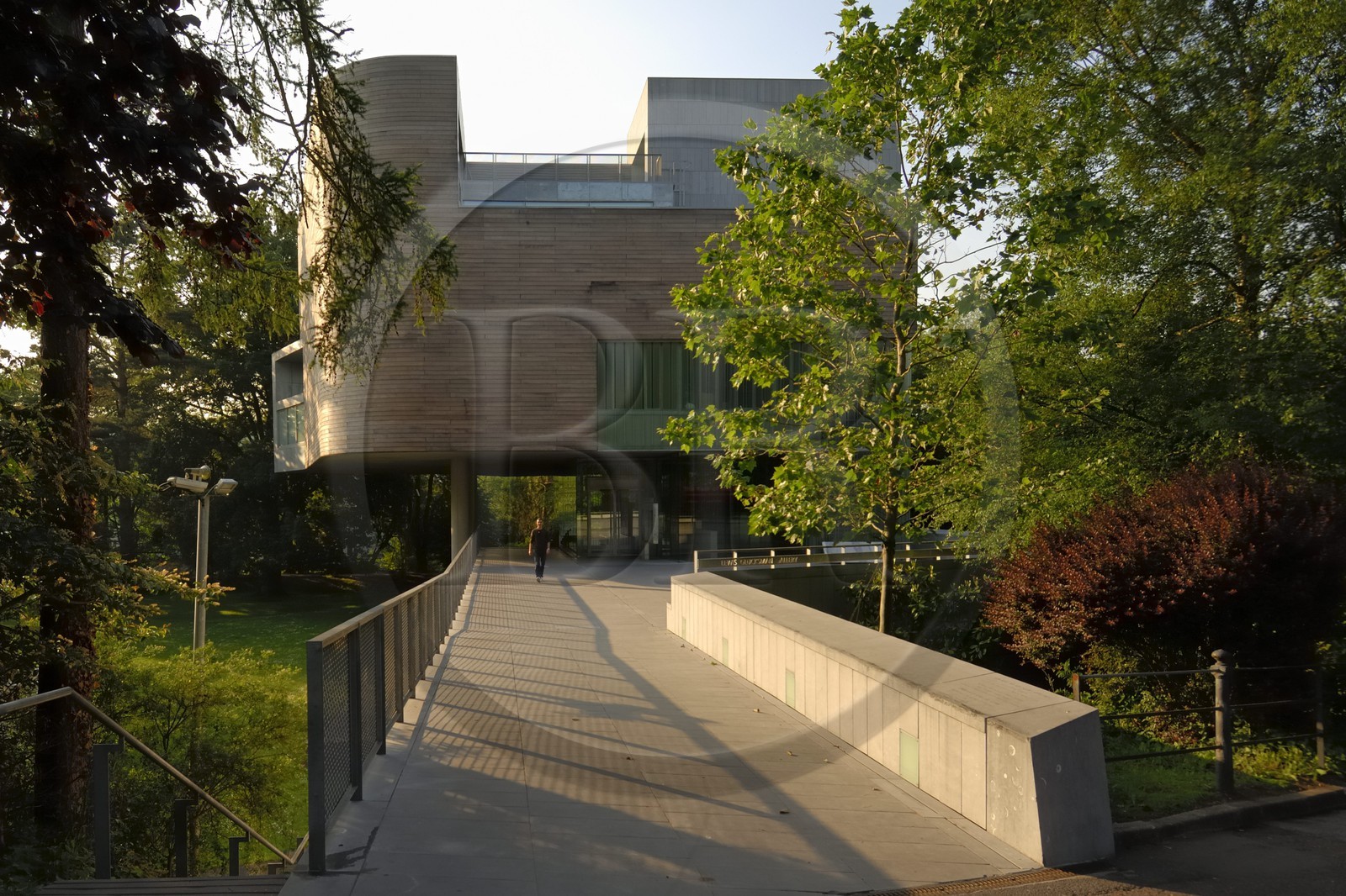 Irlande, Cork, University College Cork, la Glucksman Gallery (art contemporain) par les architectes O'Donnell & Tuomey