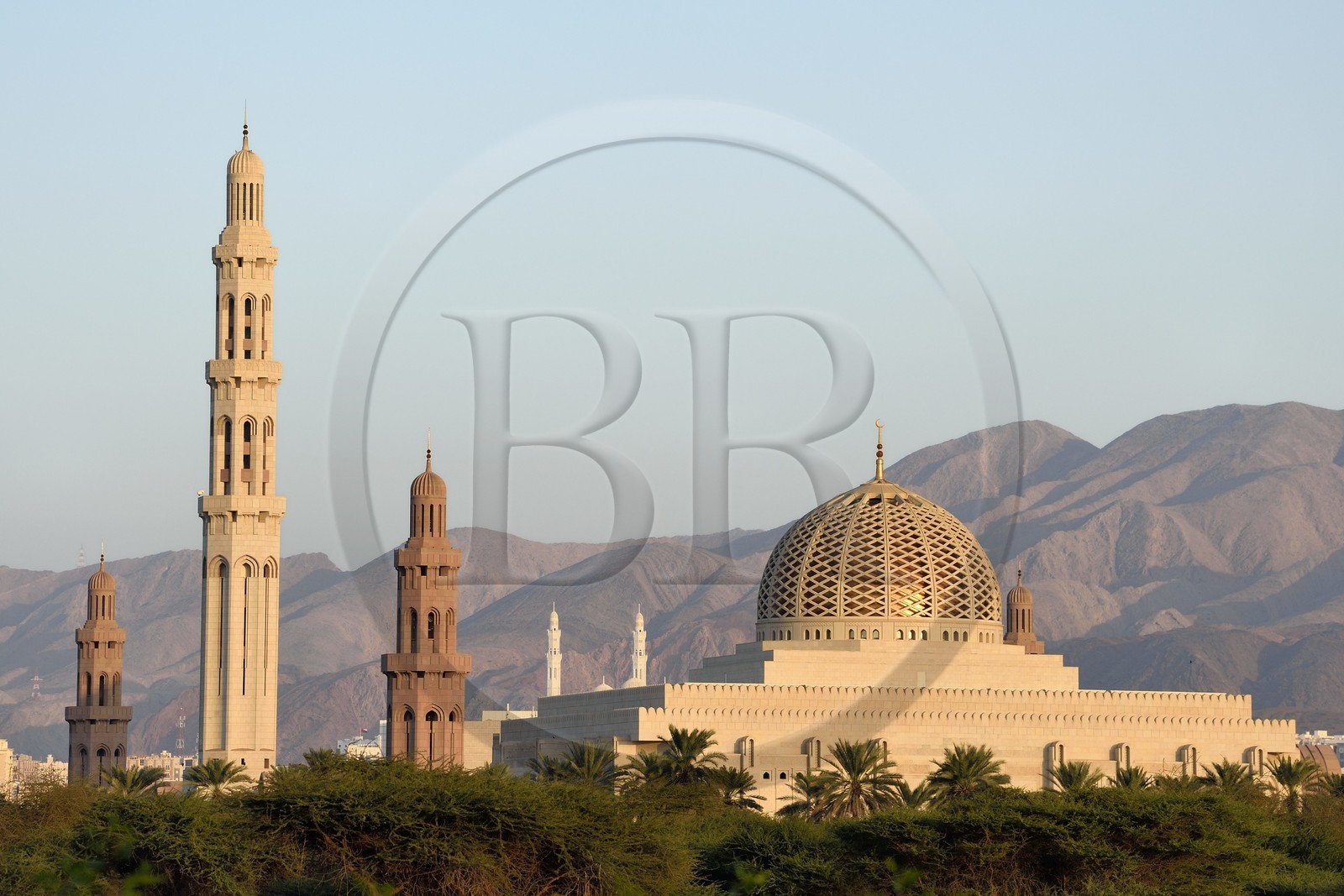 Sultanat d'Oman, Mascate, la Grande Mosquée du Sultan Qaboos (Qabus)