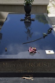 France, Paris (75), cimetière du Père-Lachaise, tombe de Marcel Proust
