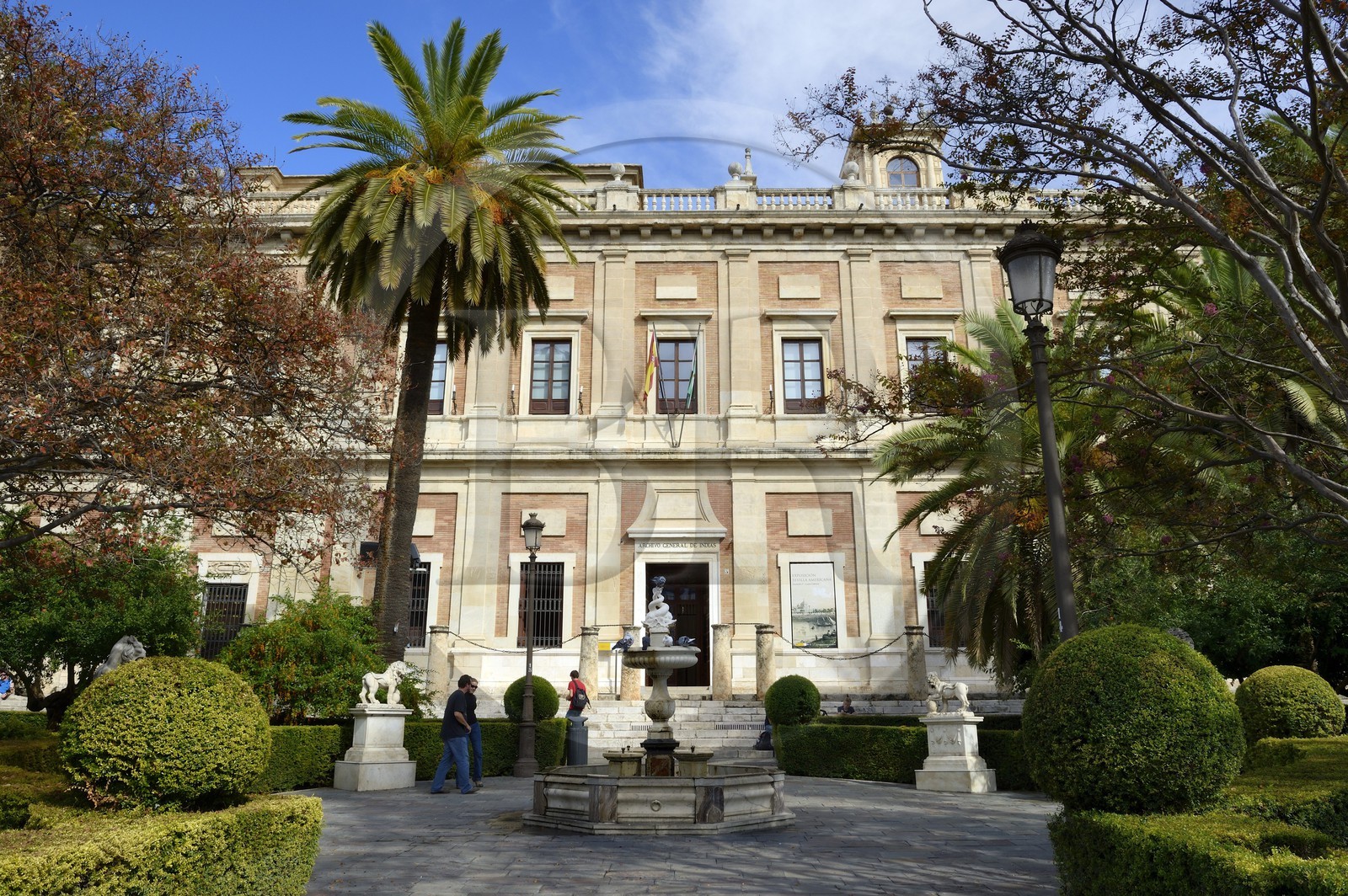 Espagne, Andalousie, Séville, Archives générales des Indes (Archivo General de Indias), classé Patrimoine Mondial de l'UNESCO