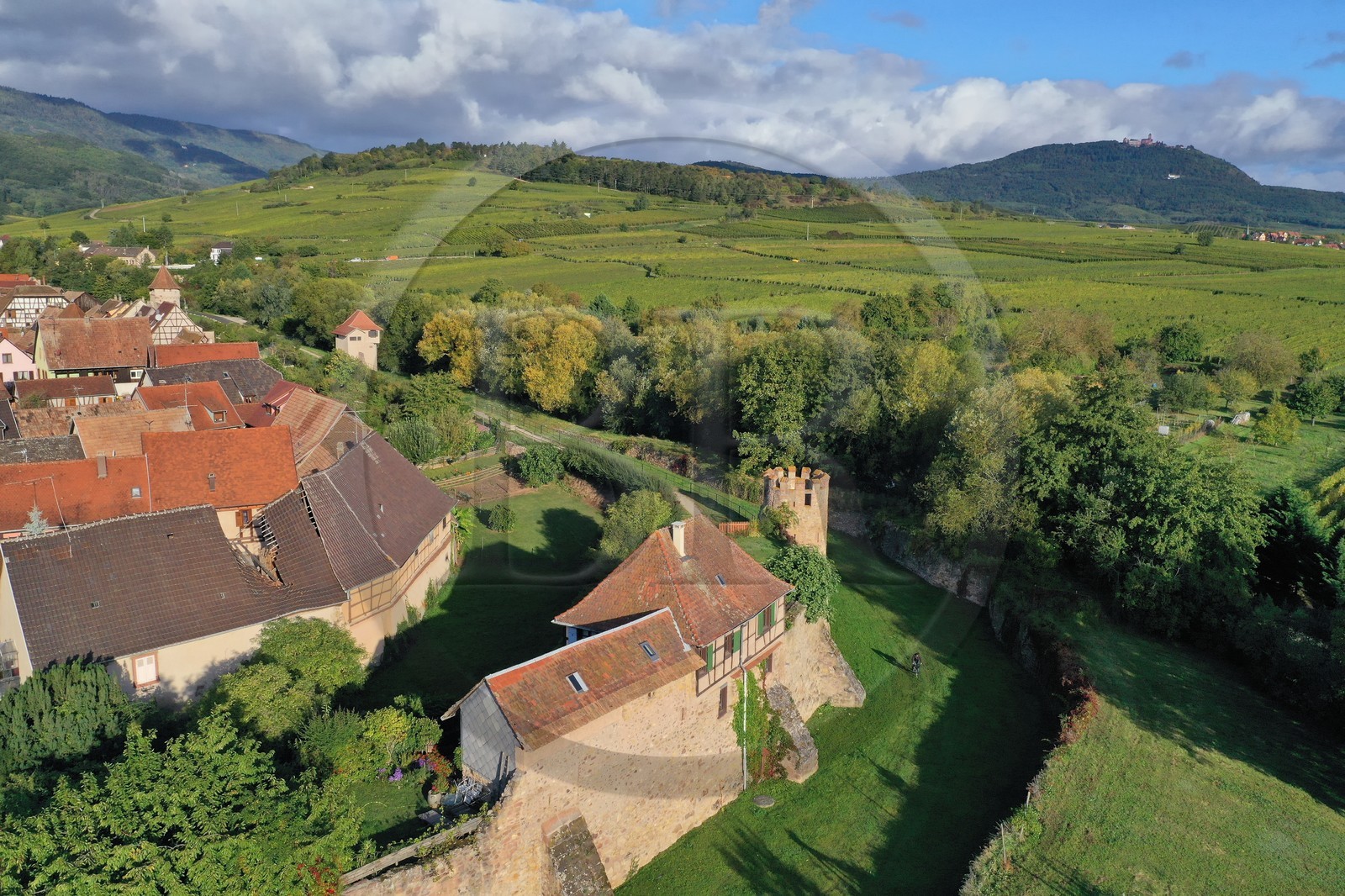 France, Haut-Rhin (68), Route des vins d'Alsace, Bergheim, ancienne cite m