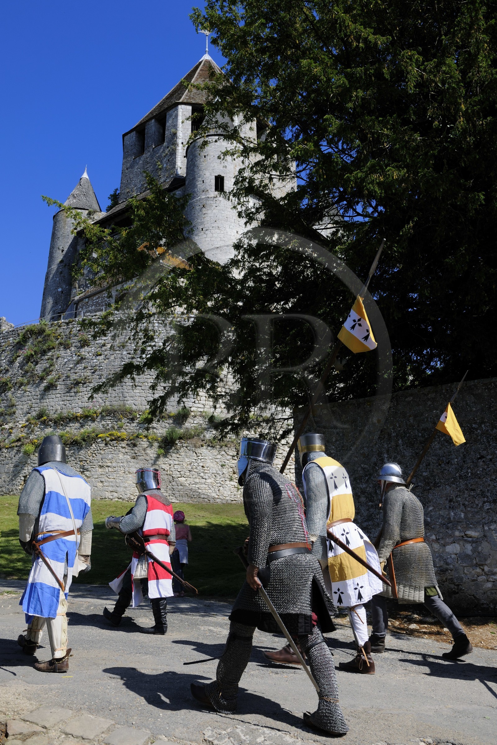 France, Seine et Marne (77), Les Médiévales de Provins, ville classée Patrimoine Mondial de l'UNESCO, la Tour César