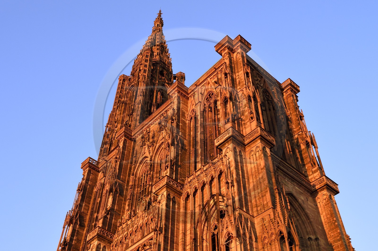 France, Bas Rhin, Strasbourg, old town listed as World Heritage by UNESCO, the Notre Dame Cathedral
