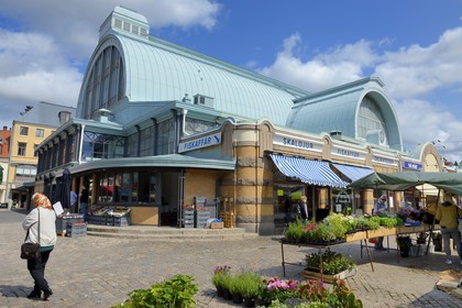 Suède, Västra Götaland, Göteborg (Gothenburg), les halles couvertes principales Saluhallen