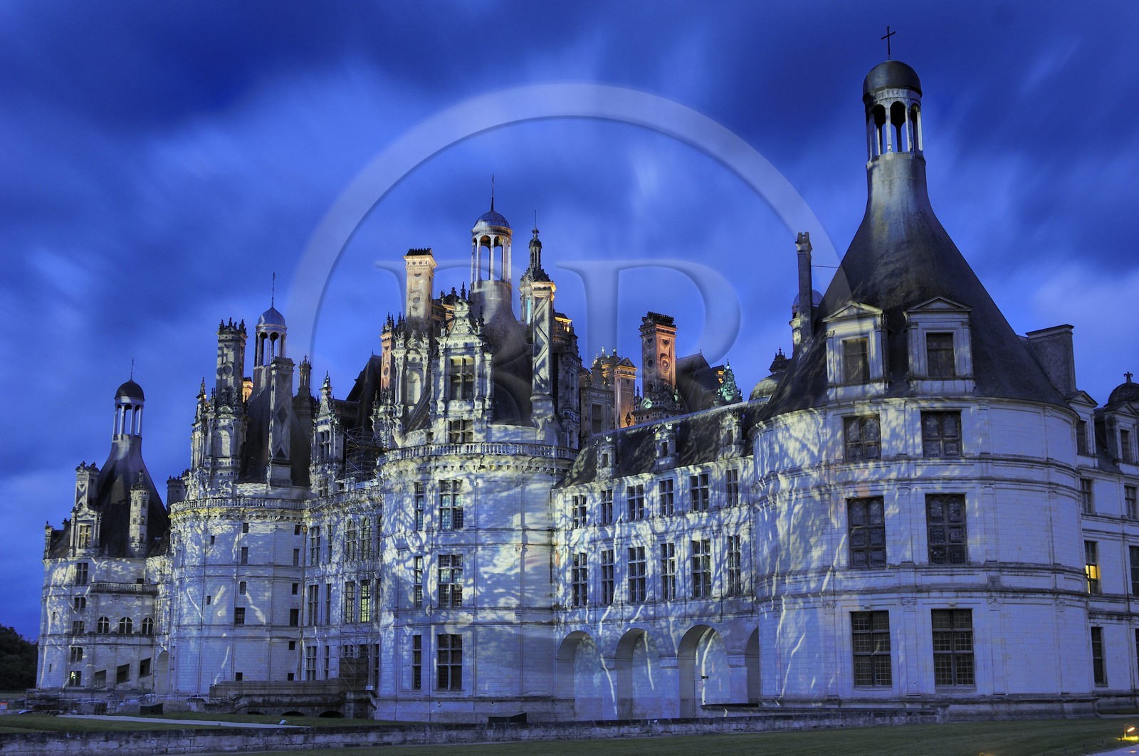 France, Loir et Cher (41), Vallée de la Loire classée Patrimoine Mondial de l' UNESCO, château de Chambord, son et lumière