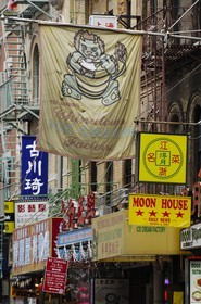 Etats-Unis, New York, Manhattan,  Mott street dans Chinatown