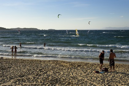 France, Var (83), Six-Fours-les-Plages, plage du Brusc