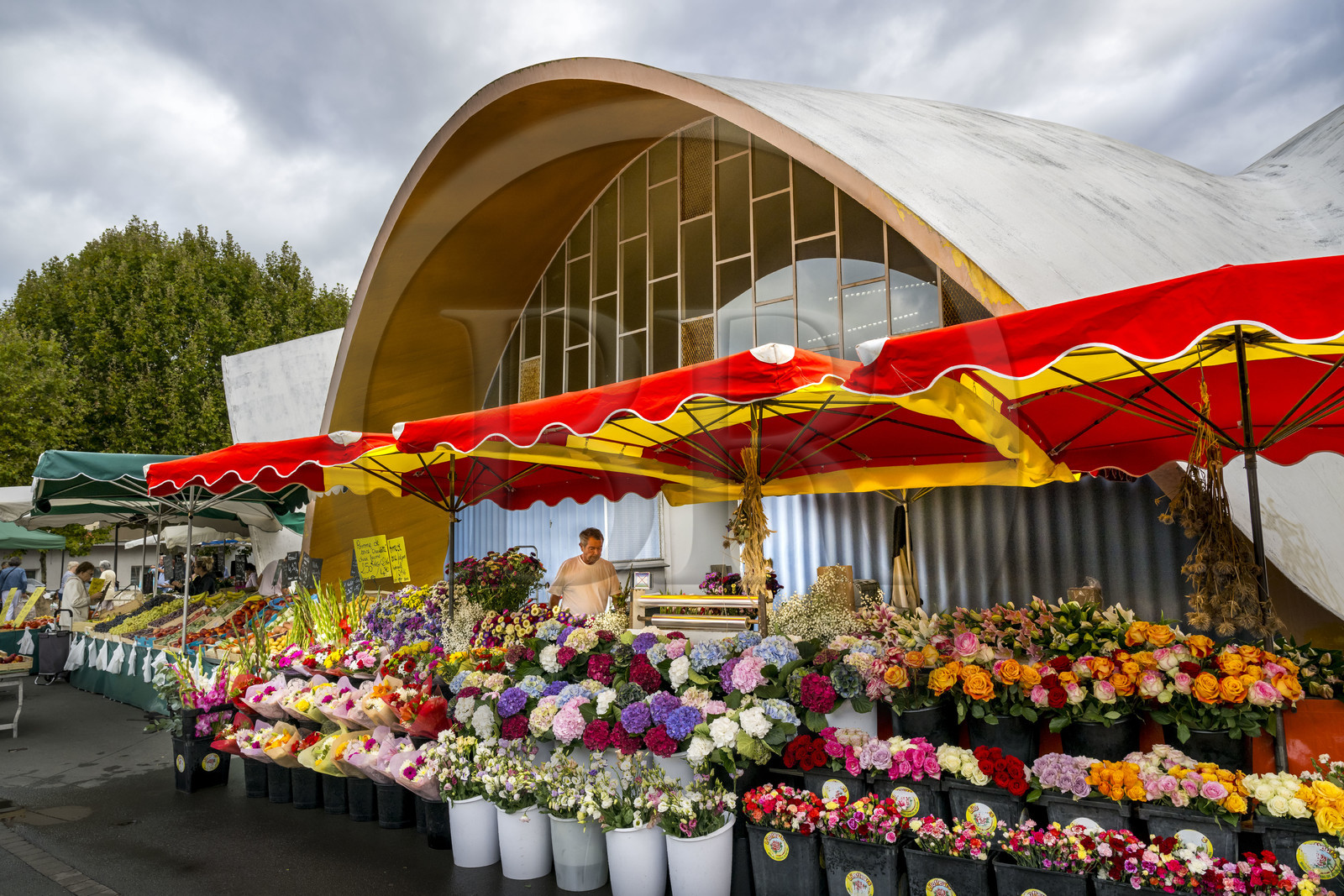 France, Charente-Maritime (17), Royan, marché central (1955) des architectes Louis Simon et André Morisseau