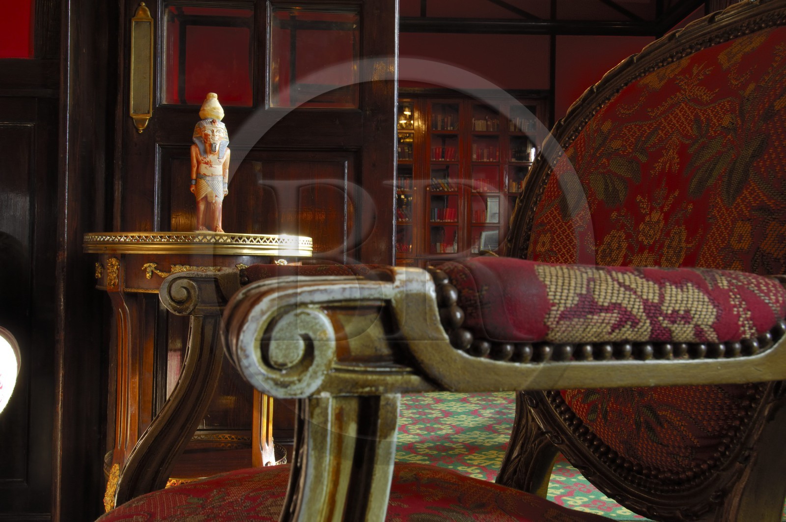 Egypte, Haute Egypte, vallée du Nil, Louxor, bar de l'hotel Old Winter Palace