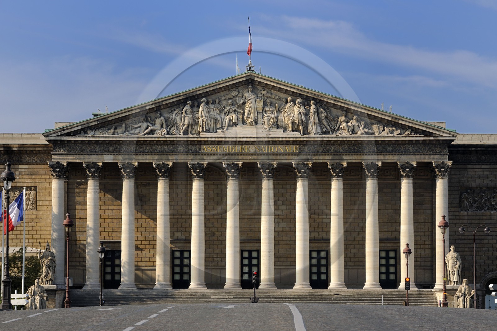 France, Paris (75), Le Palais Bourbon siège de l'Assemblée Nationale