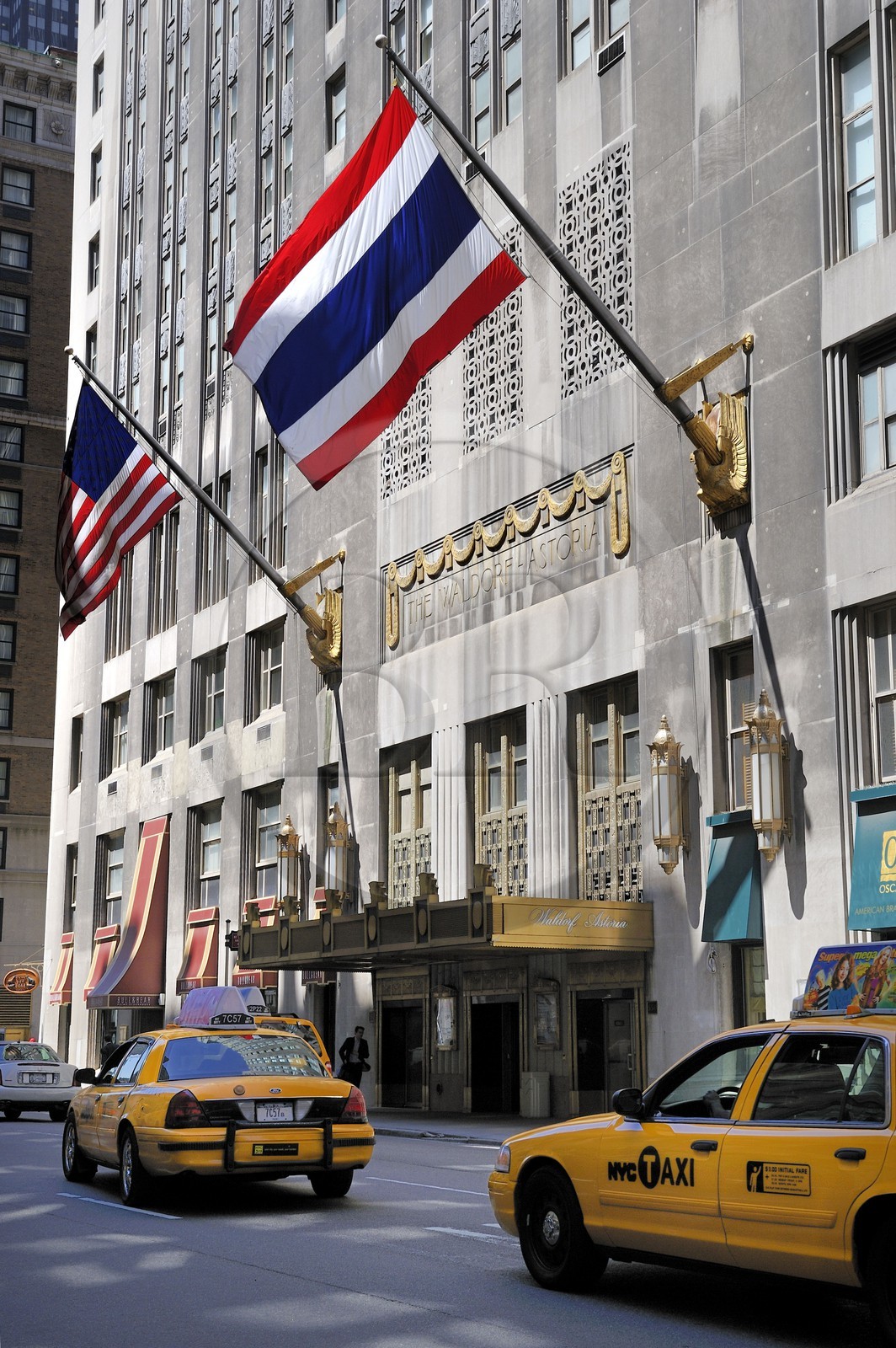 Etats-Unis, New York, Manhattan, Midtown, l'hotel Waldorf Astoria sur Lexington Avenue