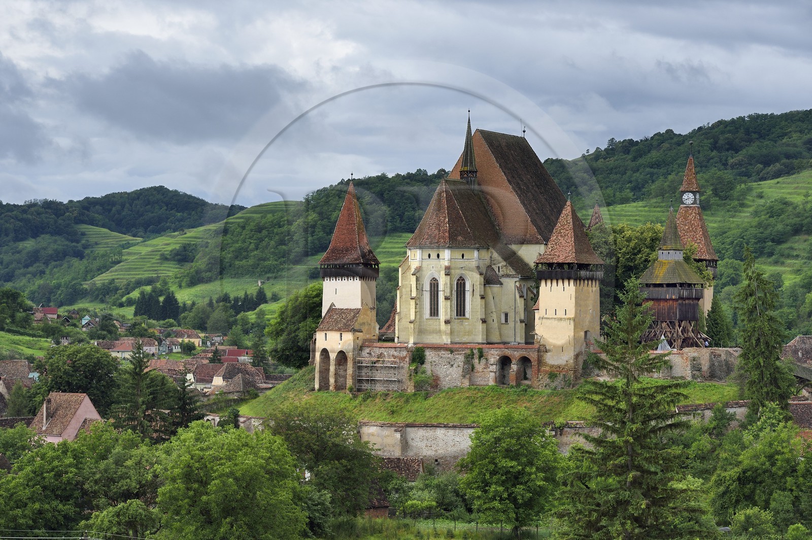 Romania, Transylvania, Biertan, the fortified church listed as World Heritage by UNESCO