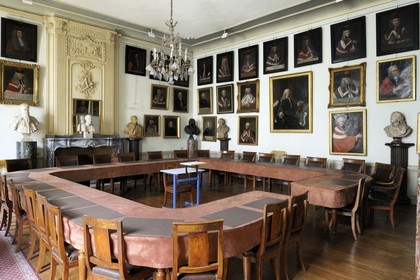France, Hérault (34), Montpellier, centre historique, faculté de médecine, la salle du Conseil