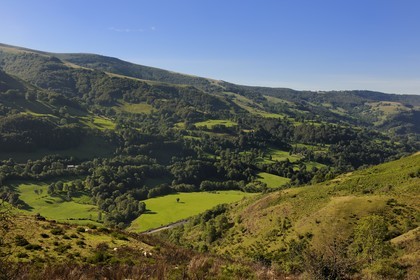 France, Cantal (15), monts du Cantal, Parc Naturel Régional des Volcans d' Auvergne, vallée de la Cère à Saint-Jacques-des-Blats