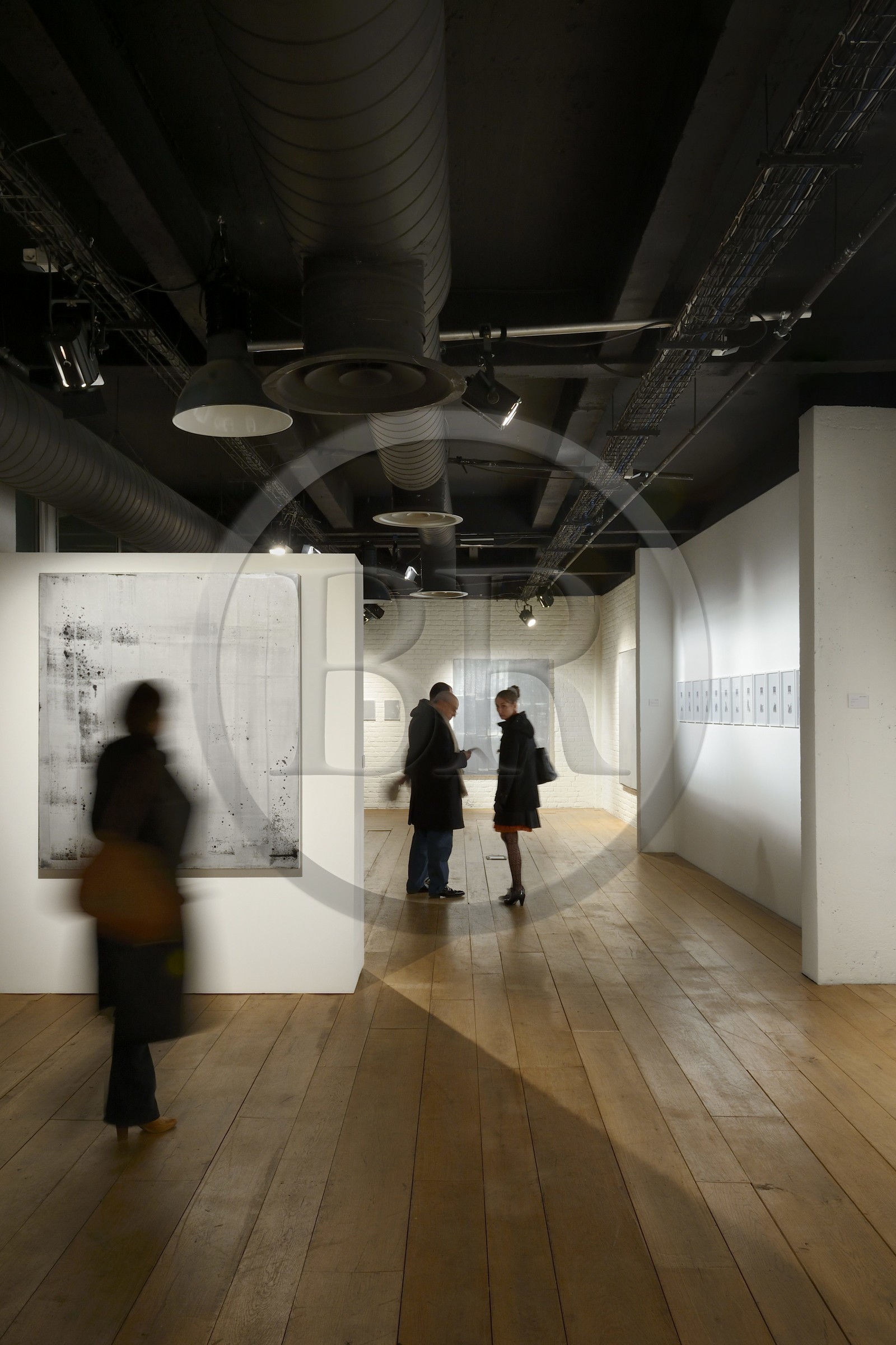 France, Paris (75), vernissage à la Galerie Univer
