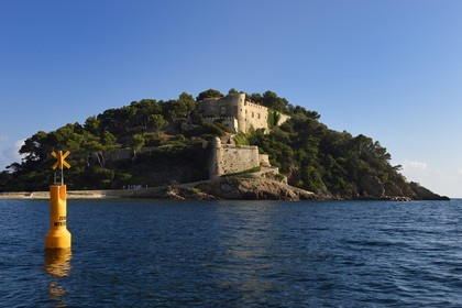 France, Var (83), Bormes les Mimosas, Fort de Brégançon, résidence officielle du président de la République