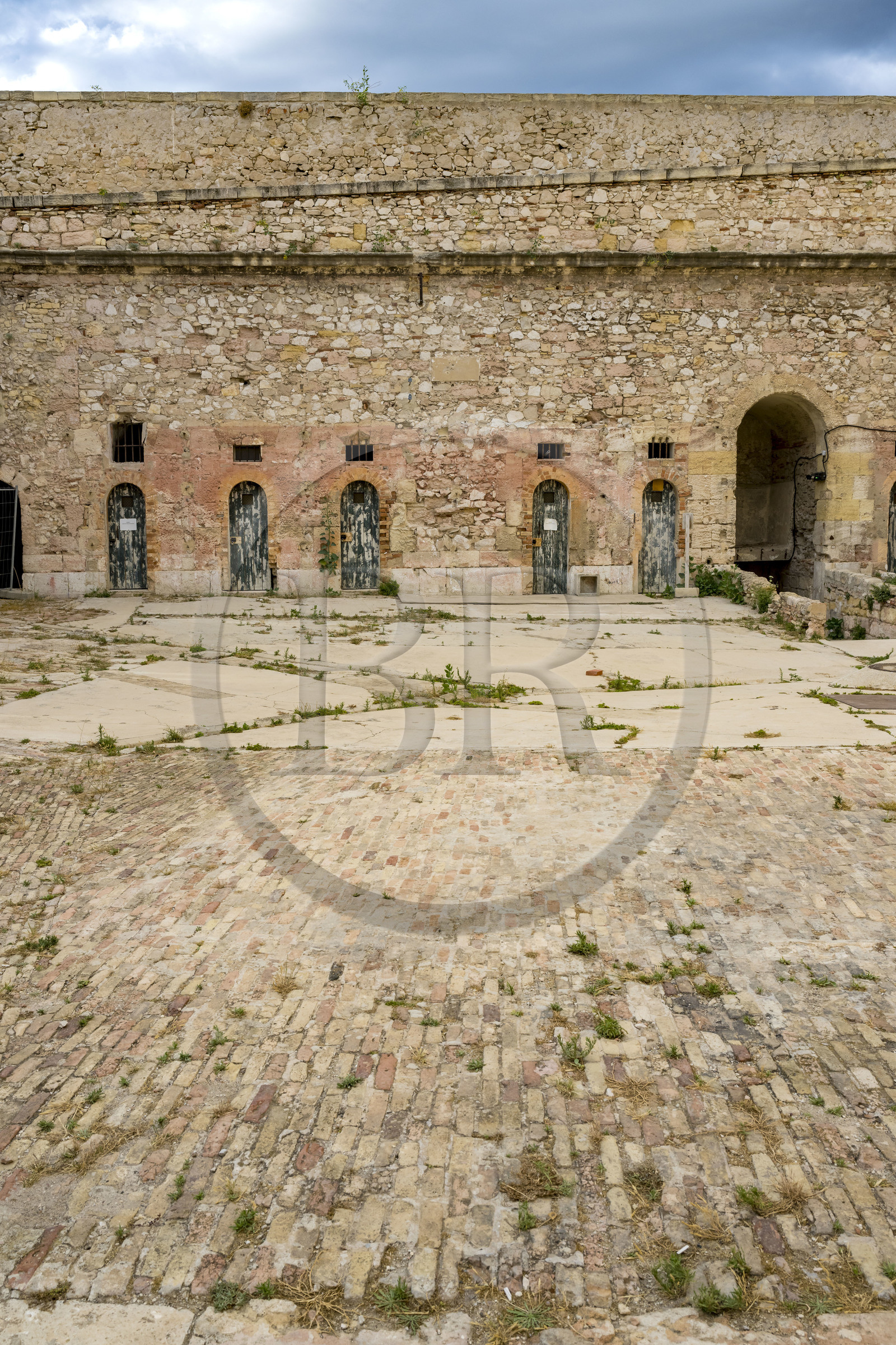 France, Bouches-du-Rhône (13), Marseille, Citadelle de Marseille (Fort Saint-Nicolas, le haut fort appelé fort d’Entrecasteaux)