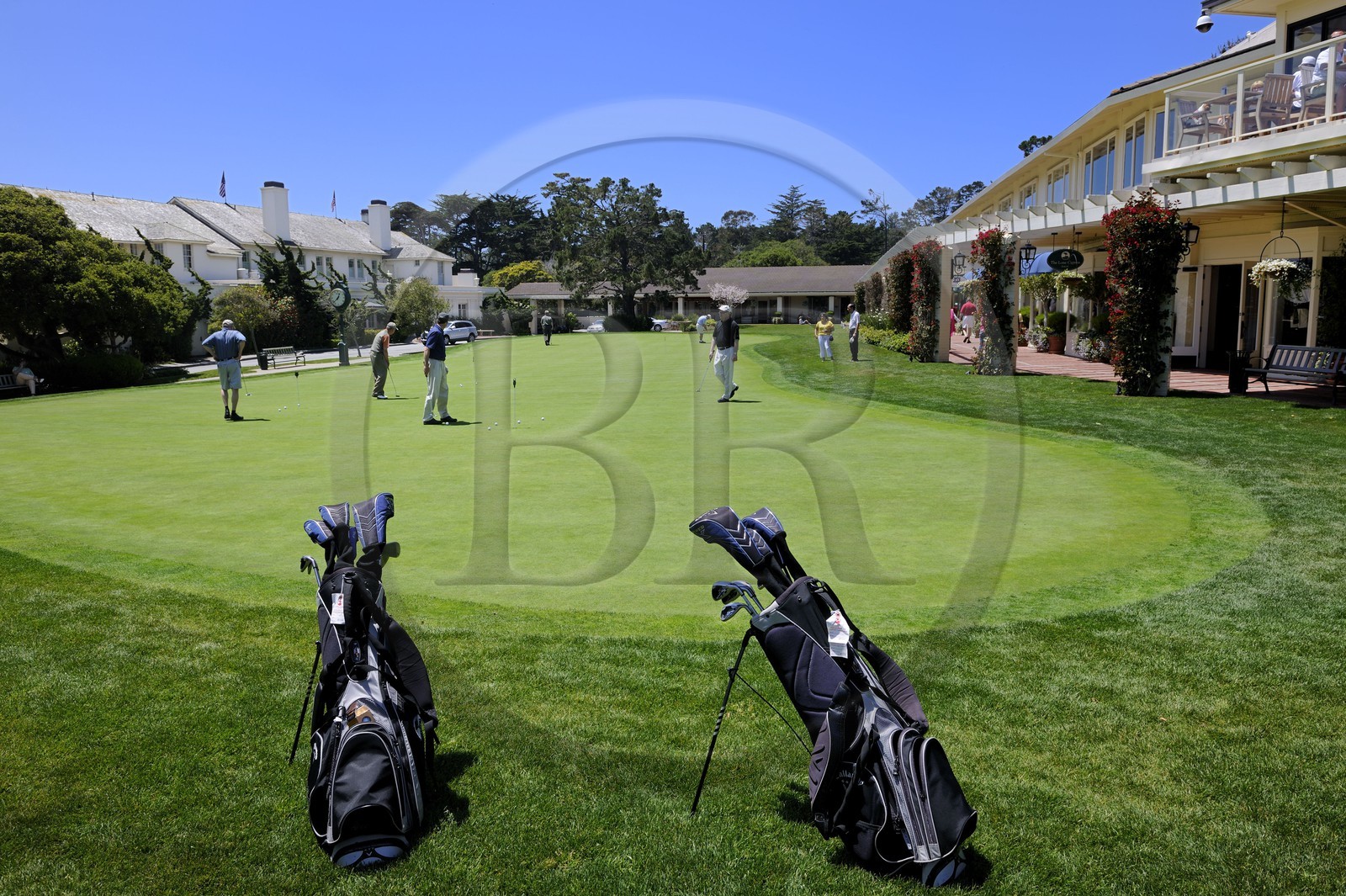 Etats-Unis, Californie, 17 mile drive, golf de Peeble Beach