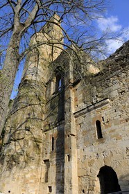 France, Aude (11), Alet-les-Bains, village médieval et abbaye bénédictine de style roman du XIème Siècle