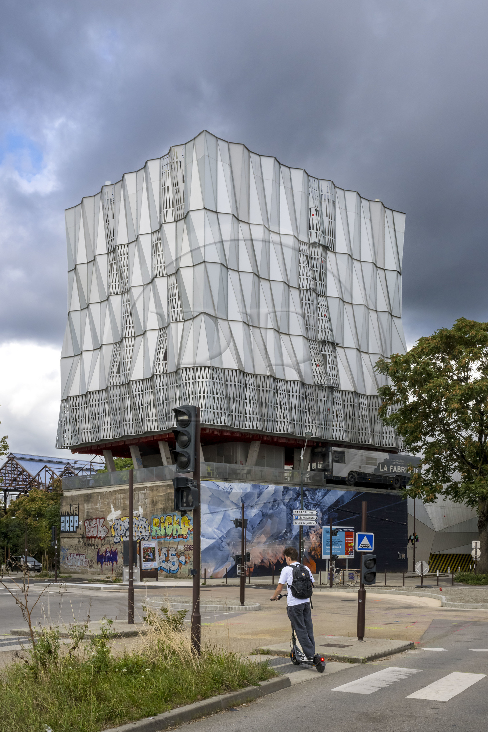 France, Loire-Atlantique (44), Nantes, Ile de Nantes, centre culturel La Fabrique