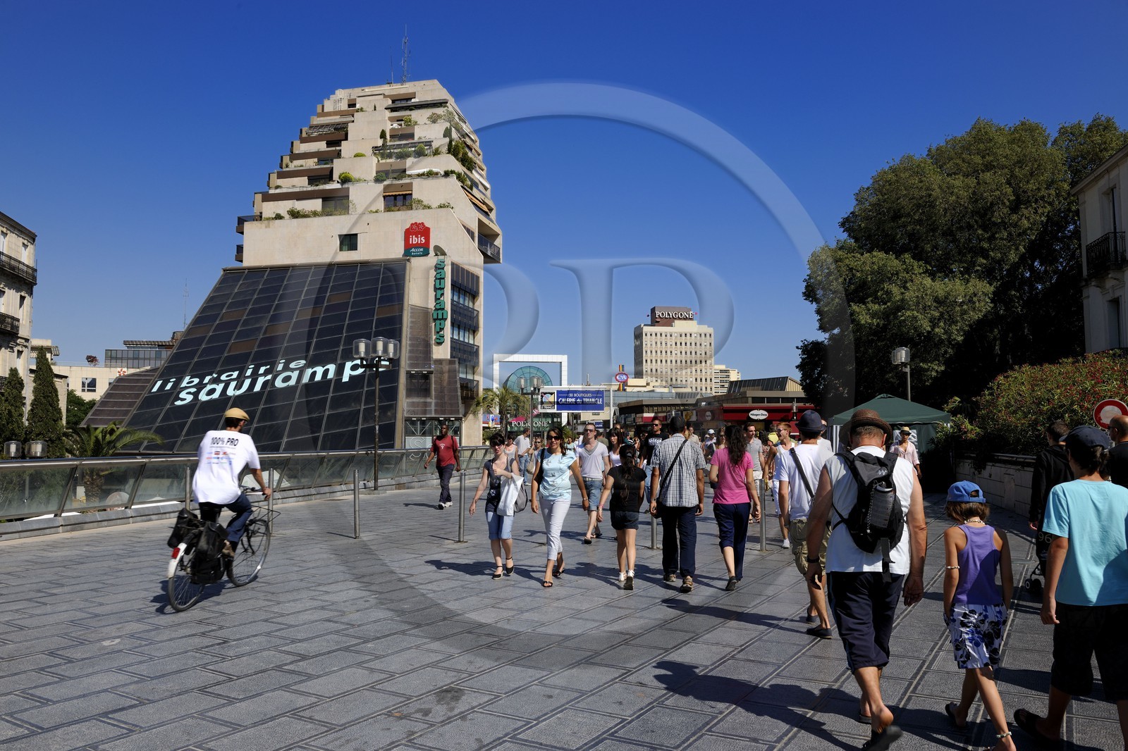 France, Hérault (34), Montpellier, centre commercial du Polygone aux abords de la place de la Comédie