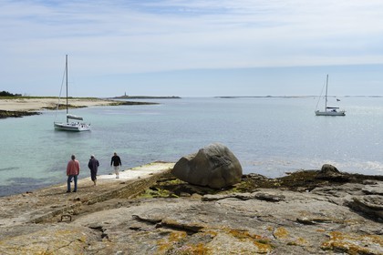 France, Finistere, La Foret Fouesnant, Glenan islands, Penfret island