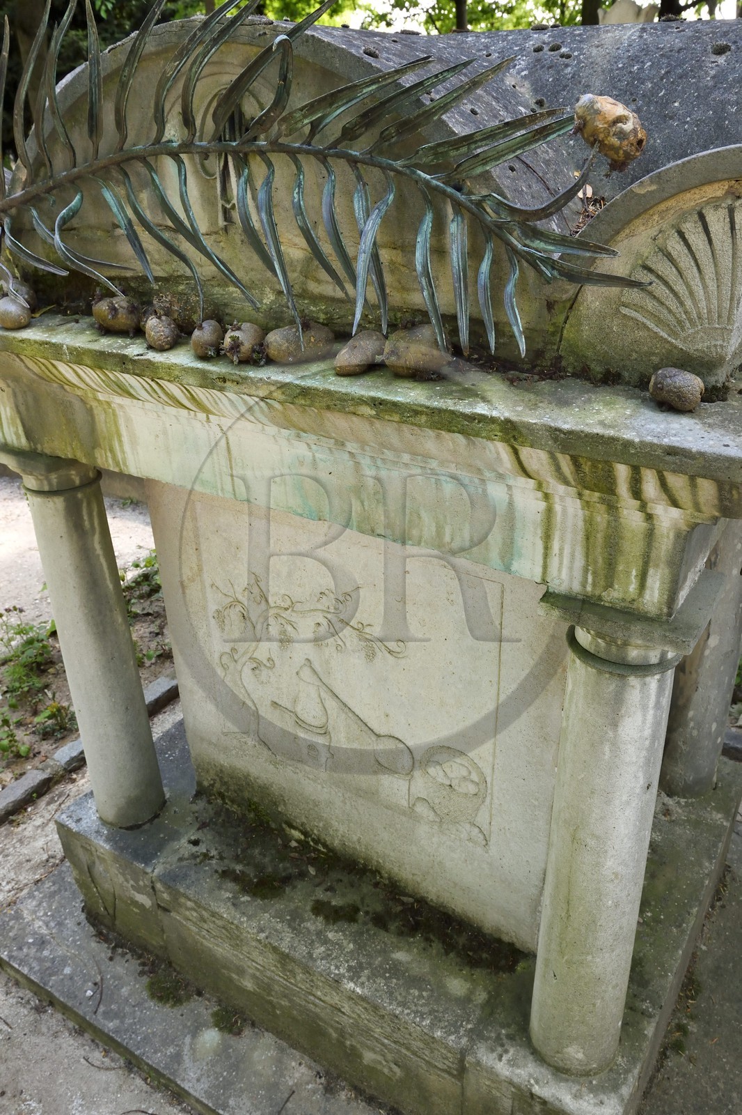 France, Paris, the Pere-Lachaise cemetery, the grave of Antoine Augustin Parmentier