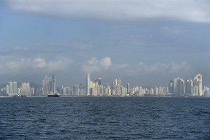 Panama, Panama City, le front de mer et ses gratte-ciels