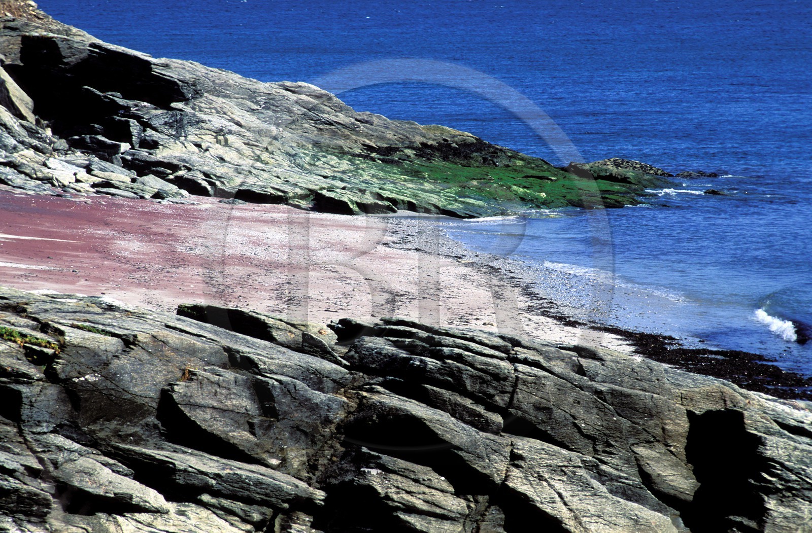 France, Morbihan (56), la plage des grands Sables sur l' île de Groix