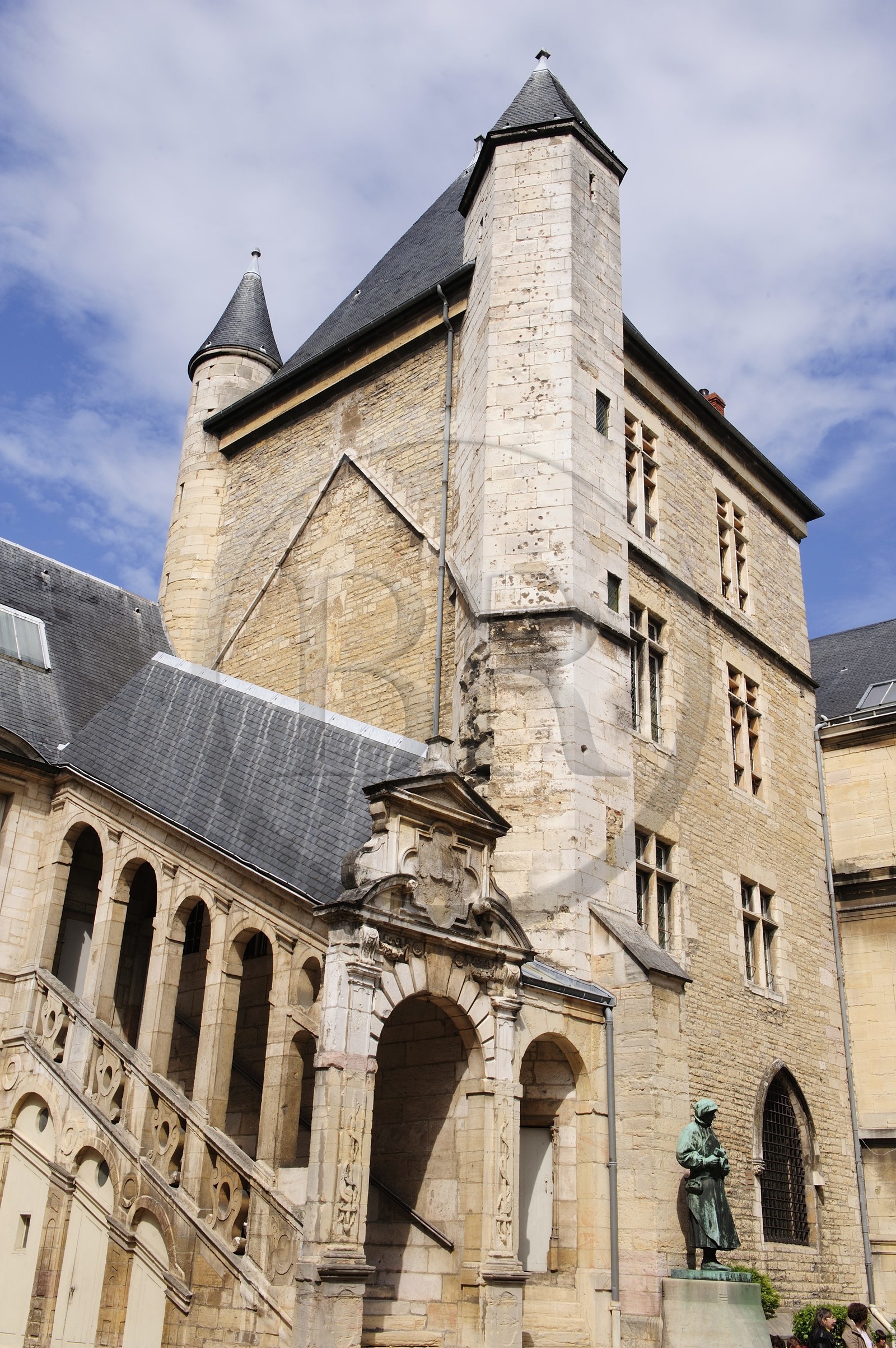 France, Côte d'Or (21), Dijon, Palais des Ducs, escalier de Bellegarde