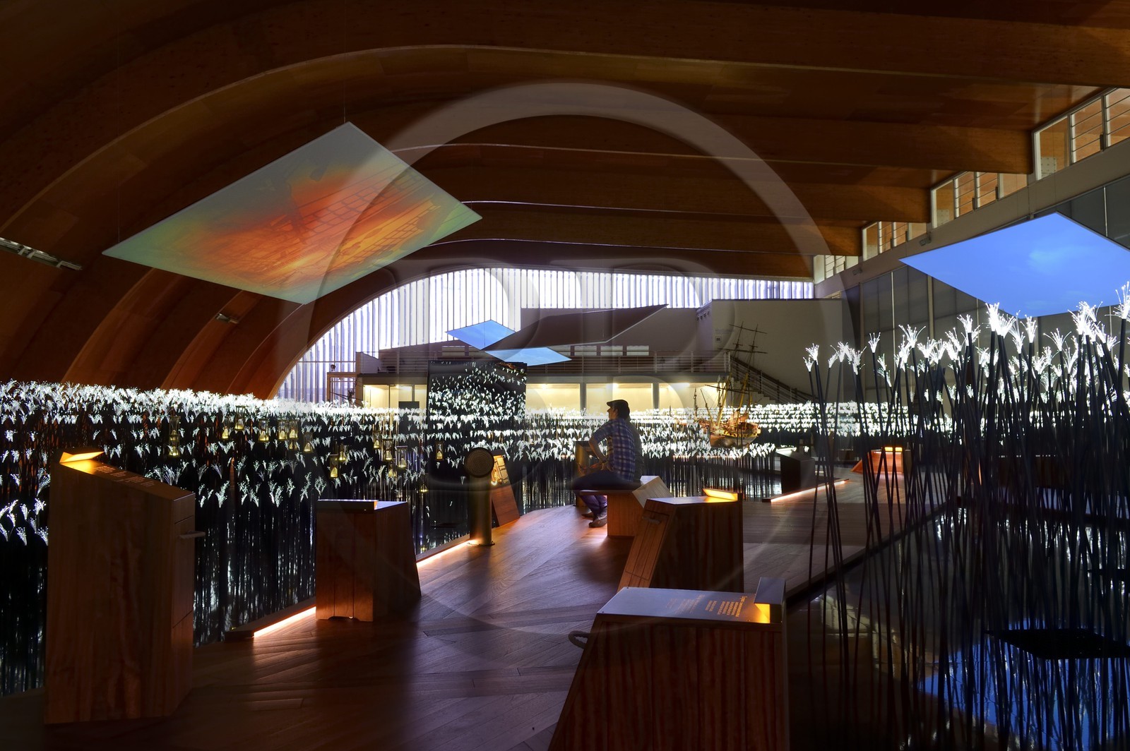 Espagne, Andalousie, Séville, Pavillon de la Navigation (Pabellon de la Navegacion)