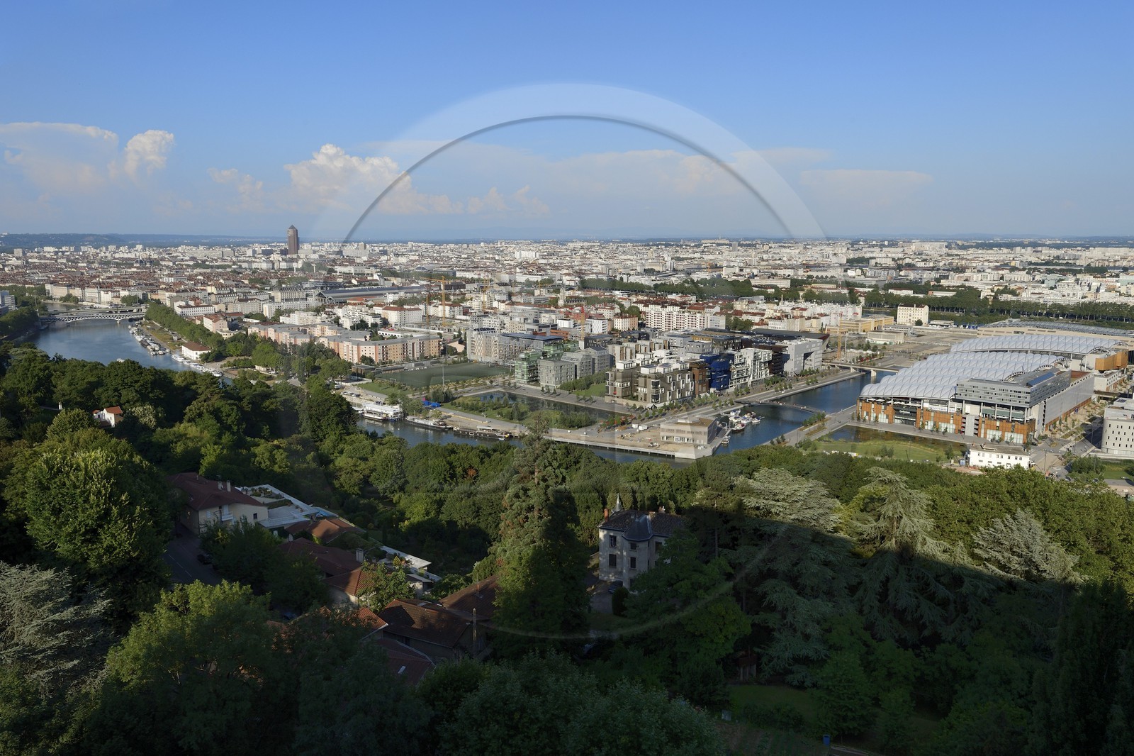 France, Rhône (69), Lyon, le nouveau quartier de La Confluence au sud de la Presqu'île