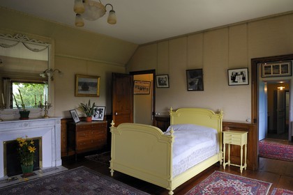 France, Eure, Giverny, Claude Monet 's house, his bedroom