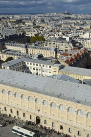 France, Paris (75), Quartier Latin, la bibliothèque Sainte Geneviève place du Panthéon