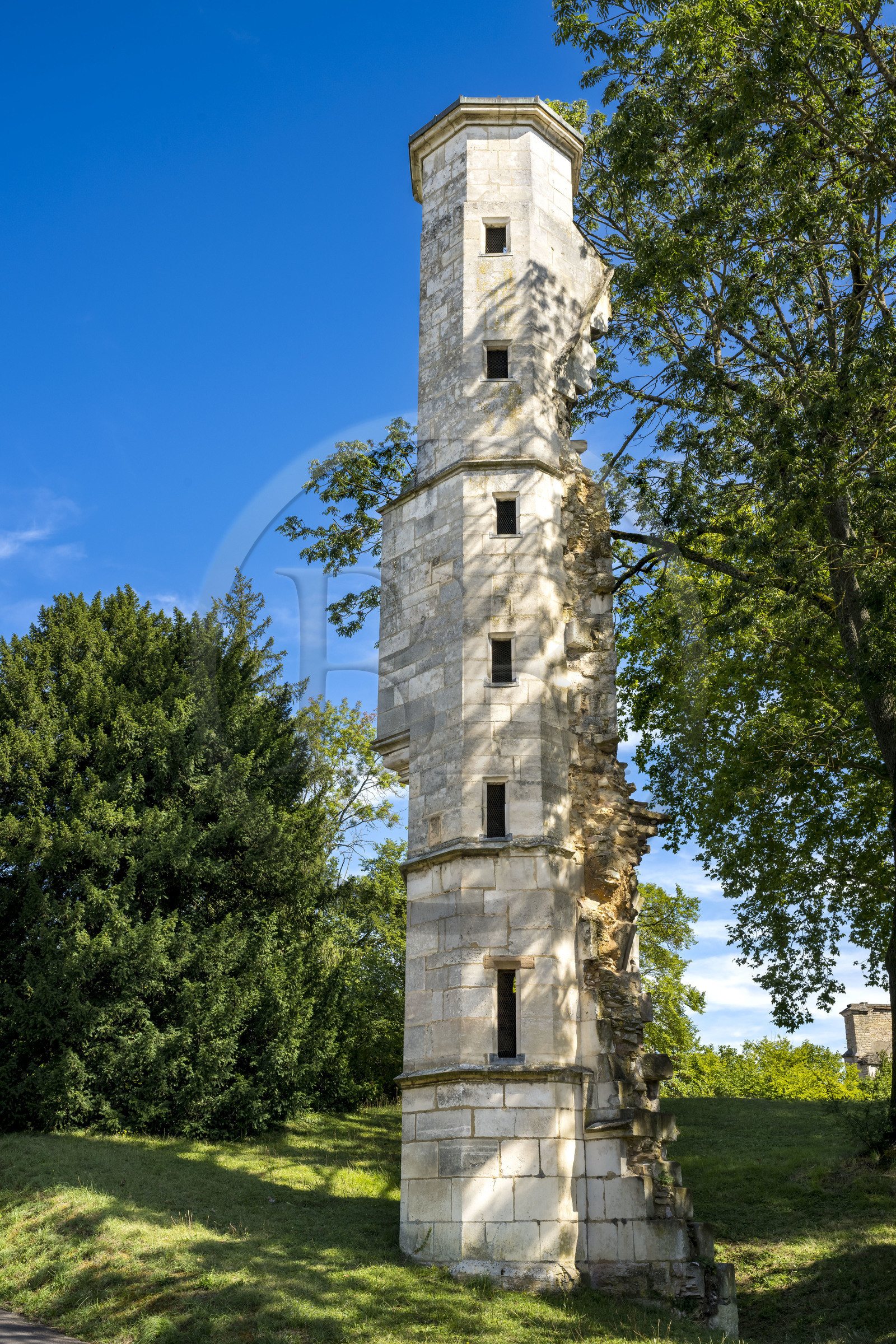 France, Côte-d'Or (21), Dijon, Centre Hospitalier La Chartreuse, la tour de l'oratoire