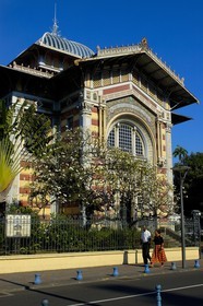 France, Martinique, Fort-de-France, la biblioth