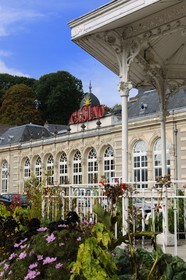 France, Vosges (88), Station thermale de Contrexéville, le casino