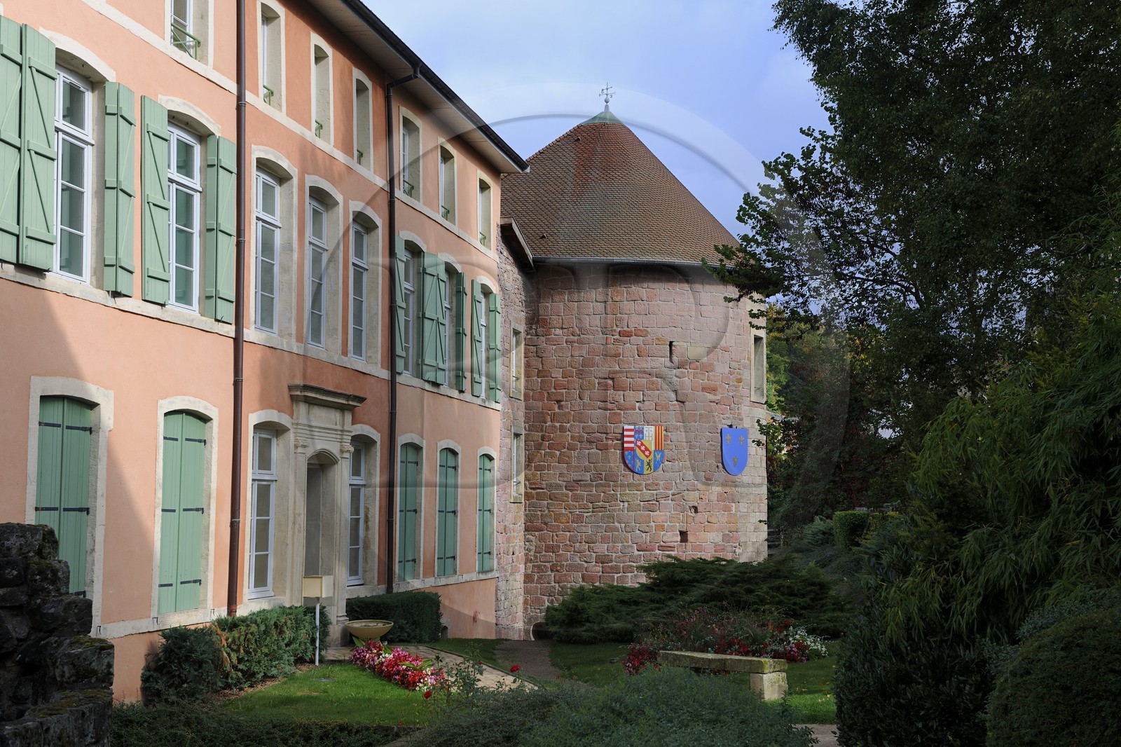 France, Vosges (88), Epinal, la Tour du Chapitre dans l'ancienne muraille