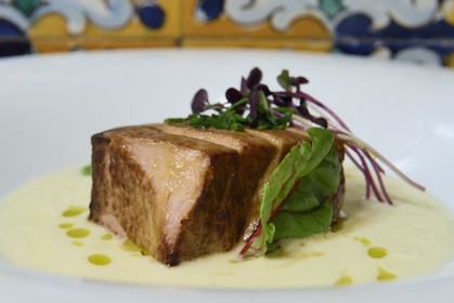 Espagne, Andalousie, Séville, La Casa de Manolo Leon Restaurant et Bar, pavé de thon