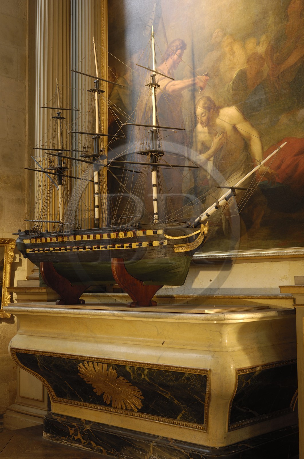 France, Charente-Maritime (17), La Rochelle, cathédrale Saint-Louis, ex-voto dans une chapelle