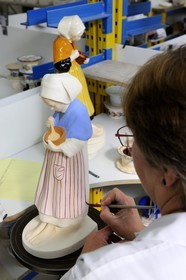 France, Finistère (29), Quimper, la faïencerie HB Henriot