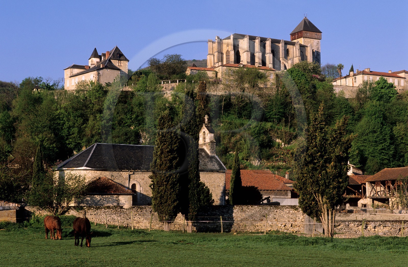 France, Haute-Garonne (31), Saint-Bertrand-de-Comminges, labellisé Les Plus Beaux Villages de France, cathédrale Sainte-Marie