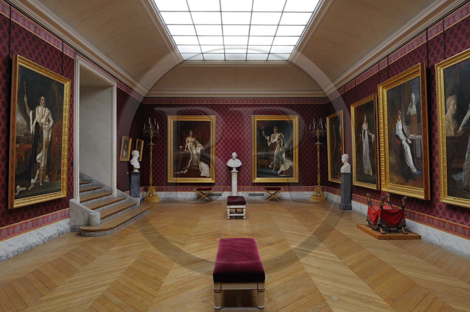 France, Yvelines (78), château de Versailles, classé Patrimoine Mondial de l'UNESCO, les salles de la Révolution, du Consulat et de l'Empire