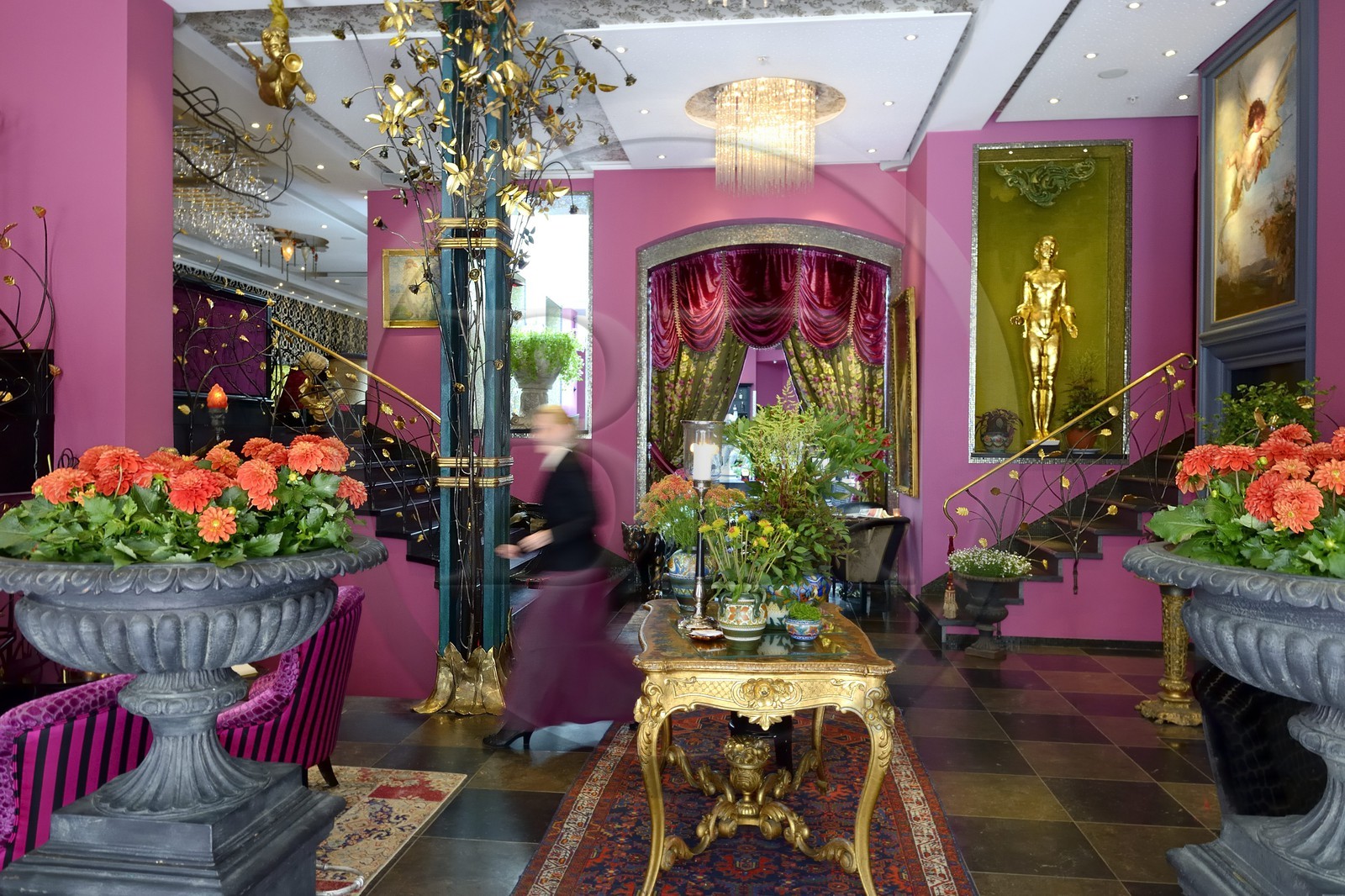 Suède, Västra Götaland, Göteborg (Gothenburg), Dorsia Hotel, le lobby