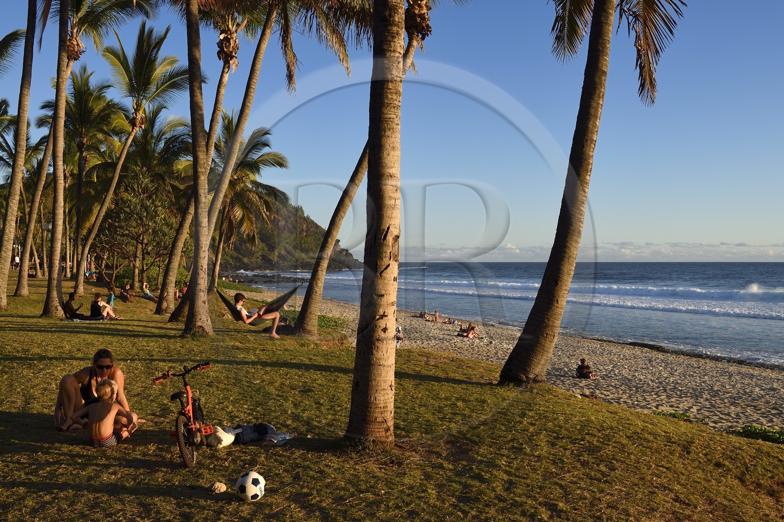 France, Ile de la Reunion, Petite-Ile sur la côte sud, plage de Grand-Anse