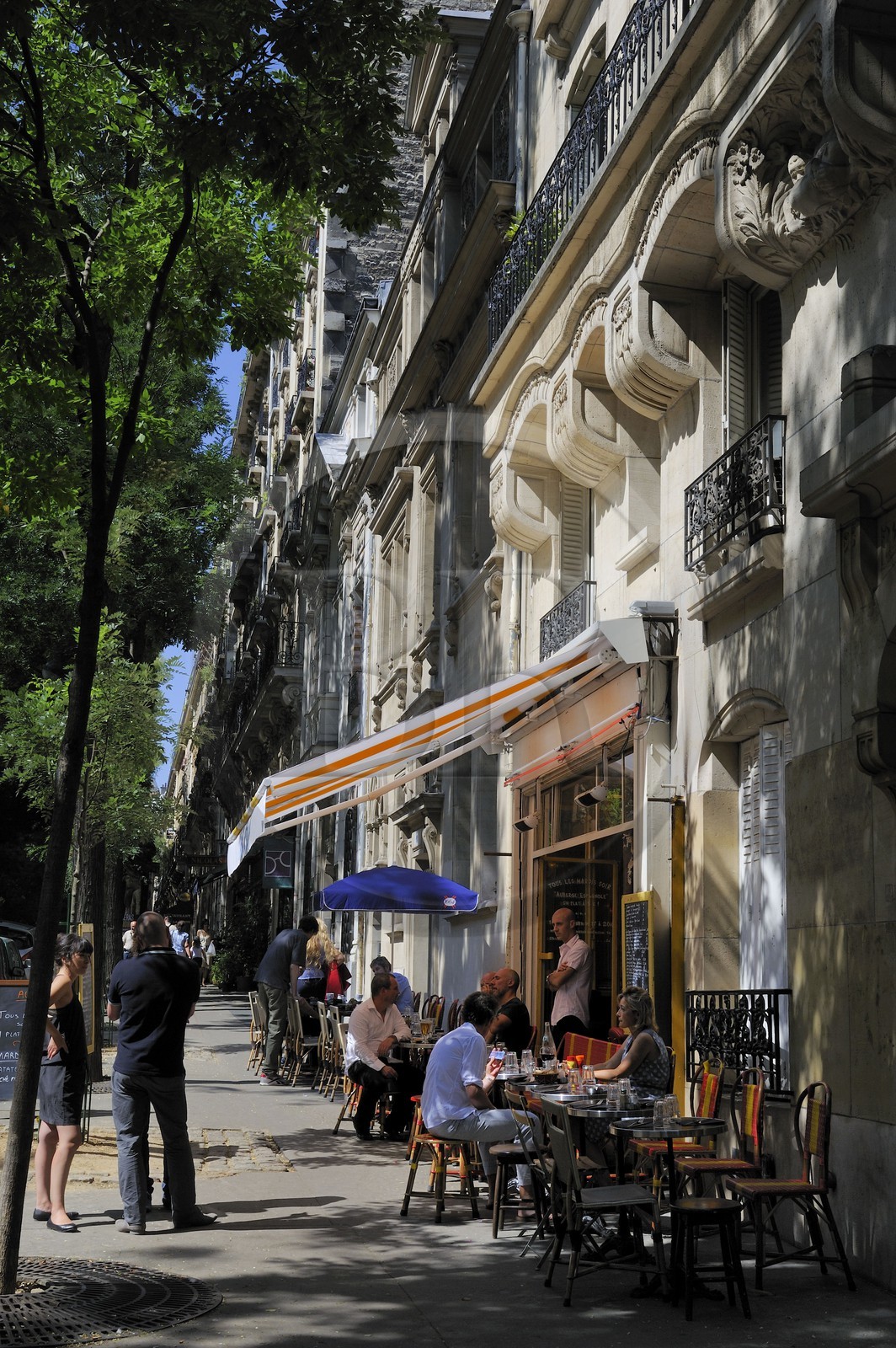 France, Paris (75), le café Au Rêve rue Caulaincourt où Marcel Aymé avait ses habitudes