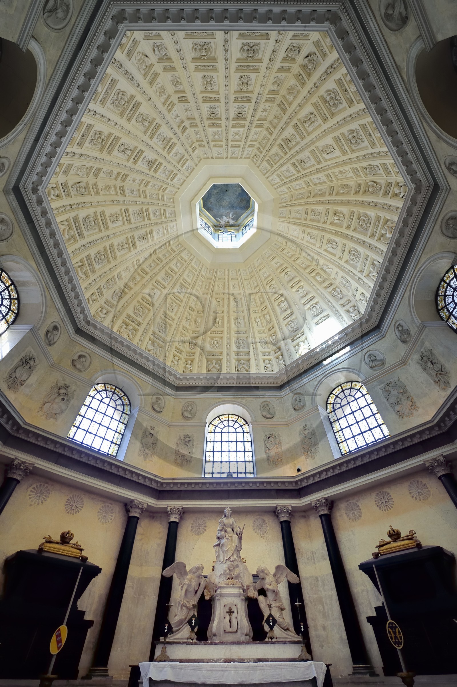 France, Meurthe-et-Moselle (54), Nancy, le Palais Ducal (Palais des Ducs de Lorraine) et musée lorrain, église des Cordeliers, caveau des ducs de Lorraine, la chapelle ducale