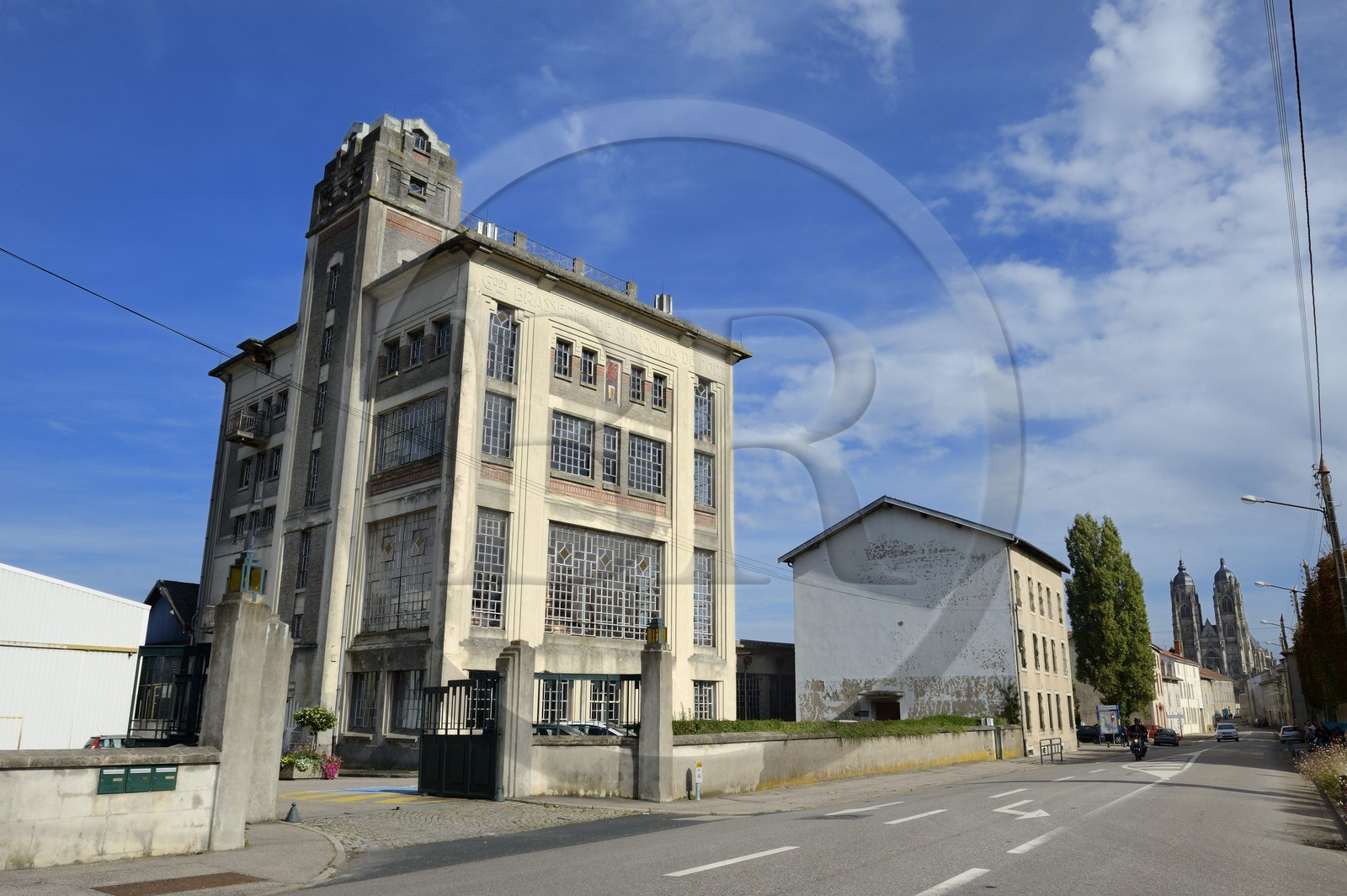 France, Meurthe-et-Moselle, Saint-Nicolas-de-Port, the French Brewery Museum located in a former brewery 1931 industrial building from architect Fernand Caesar that is an example of industrial Art Deco architecture