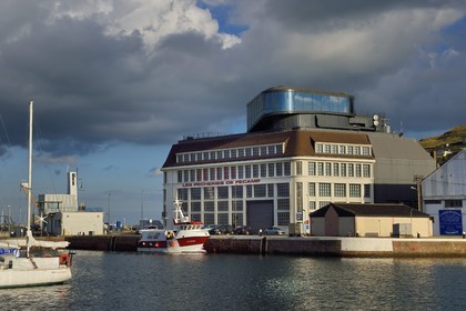 France, Seine-Maritime (76), Pays de Caux, Côte d'Albâtre, Les Pêcheries - Musée de Fécamp dans une ancienne sécherie de morue appartenant autrefois à l'armement morutier Les Pêcheries de Fécamp